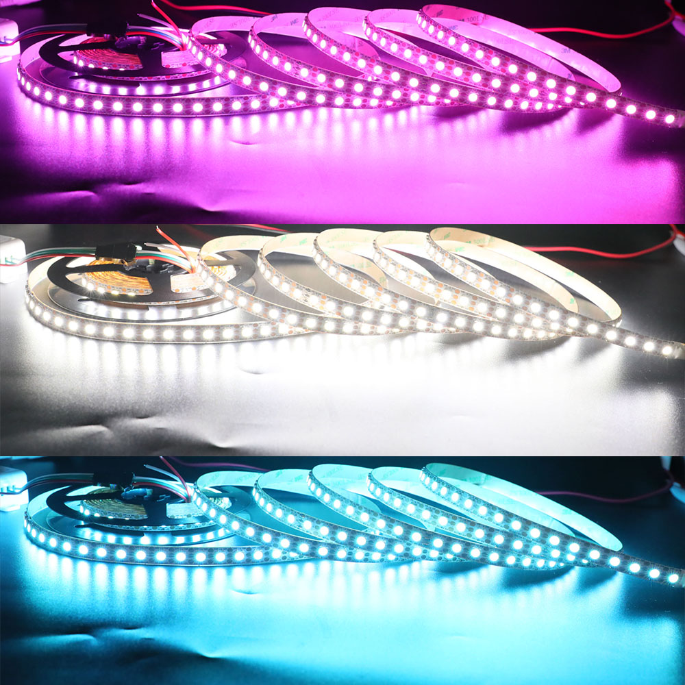 SK6812 RGBW/WWA 96LEDS/M DC5V 10MM-Wide Digital Intelligent Addressable LED Strip Lights - 5m/16.4ft per roll SK6812 RGBW/WWA 96LEDS/M DC5V 10MM-Wide Digital Intelligent Addressable LED Strip Lights - 5m/16.4ft per roll